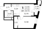 Продажа 1-комнатной квартиры 39 м², 25/32 этаж