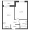 Продажа 1-комнатной квартиры 36,5 м², 30/30 этаж