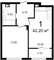 Продажа 1-комнатной квартиры 42,2 м², 4/10 этаж