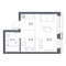 Продажа квартиры-студии 25,4 м², 16/22 этаж
