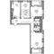 Продажа 3-комнатной квартиры 70,6 м², 18/27 этаж