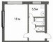 Продажа 1-комнатной квартиры 31,5 м², 2/5 этаж