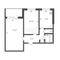 Продажа 2-комнатной квартиры 42,6 м², 3/22 этаж