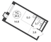 Продажа квартиры-студии 26,9 м², 16/20 этаж