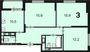 Продажа 3-комнатной квартиры 71,4 м², 2/17 этаж