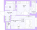 Продажа 1-комнатной квартиры 36,2 м², 21/25 этаж