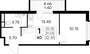 Продажа 1-комнатной квартиры 32,5 м², 5/15 этаж