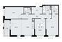 Продажа квартиры со свободной планировкой 97,9 м², 4/17 этаж
