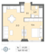 Продажа 1-комнатной квартиры 41,2 м², 40/52 этаж