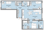 Продажа 4-комнатной квартиры 95 м², 1/9 этаж