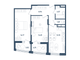 Продажа 2-комнатной квартиры 65,6 м², 4/6 этаж