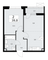 Продажа квартиры со свободной планировкой 39,8 м², 2/17 этаж
