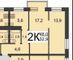 Продажа 2-комнатной квартиры 47,3 м², 5/5 этаж