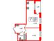 Продажа 1-комнатной квартиры 36,4 м², 2/5 этаж