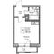 Продажа квартиры-студии 25,1 м², 20/23 этаж