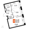 Продажа 2-комнатной квартиры 40 м², 8/15 этаж