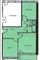 Продажа 2-комнатной квартиры 54 м², 4/19 этаж