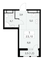 Продажа квартиры со свободной планировкой 23,1 м², 9/30 этаж