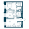 Продажа 2-комнатной квартиры 64,5 м², 16/21 этаж