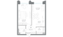 Продажа 1-комнатной квартиры 45,2 м², 5/17 этаж