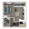 Продажа 1-комнатной квартиры 37,8 м², 2/24 этаж