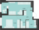 Продажа 1-комнатной квартиры 39,8 м², 10 этаж