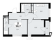 Продажа квартиры со свободной планировкой 50,7 м², 15/16 этаж