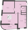 Продажа 2-комнатной квартиры 56,2 м², 23/24 этаж