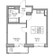 Продажа 1-комнатной квартиры 39 м², 6/23 этаж