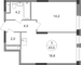 Продажа 1-комнатной квартиры 43 м², 14/19 этаж