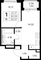 Продажа 1-комнатной квартиры 35,6 м², 1/9 этаж