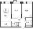 Продажа 2-комнатной квартиры 55,9 м², 19/20 этаж