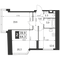 Продажа 2-комнатной квартиры 64,3 м², 3/47 этаж