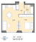 Продажа 1-комнатной квартиры 41,2 м², 35/52 этаж