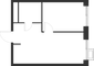 Продажа 1-комнатной квартиры 33,3 м², 17/17 этаж