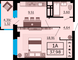 Продажа 1-комнатной квартиры 38 м², 15/26 этаж