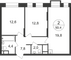 Продажа 2-комнатной квартиры 59,4 м², 3/20 этаж