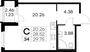 Продажа квартиры-студии 29,8 м², 5/15 этаж
