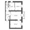 Продажа 3-комнатной квартиры 61,9 м², 2/2 этаж