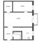 Продажа 2-комнатной квартиры 42,2 м², 4/4 этаж