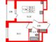 Продажа 1-комнатной квартиры 32,2 м², 20/23 этаж