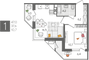 Продажа 1-комнатной квартиры 47 м², 8/24 этаж