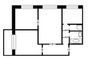 Продажа 3-комнатной квартиры 54 м², 2/9 этаж