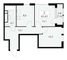 Продажа квартиры со свободной планировкой 45,4 м², 23/30 этаж