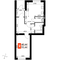 Продажа 2-комнатной квартиры 52,4 м², 1/4 этаж