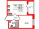 Продажа 1-комнатной квартиры 32,2 м², 3/5 этаж