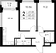 Продажа 2-комнатной квартиры 46,5 м², 2/9 этаж
