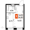 Продажа квартиры-студии 26,8 м², 2/15 этаж
