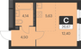 Продажа квартиры-студии 26,7 м², 12 этаж
