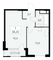 Продажа квартиры со свободной планировкой 38,3 м², 6/30 этаж